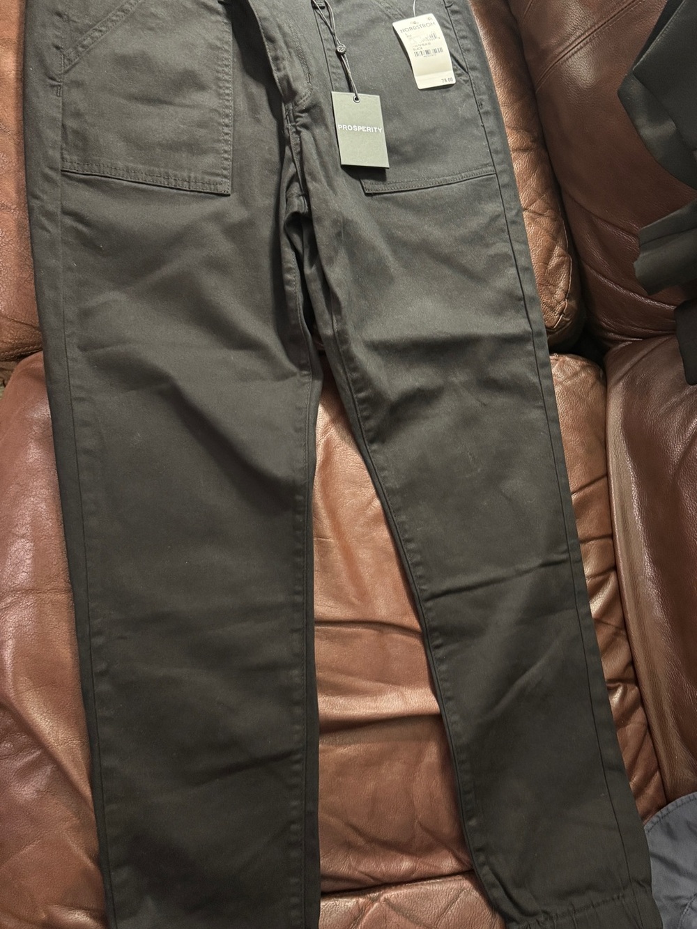 Prosperity Women's Black Elastic-Cuff Pants